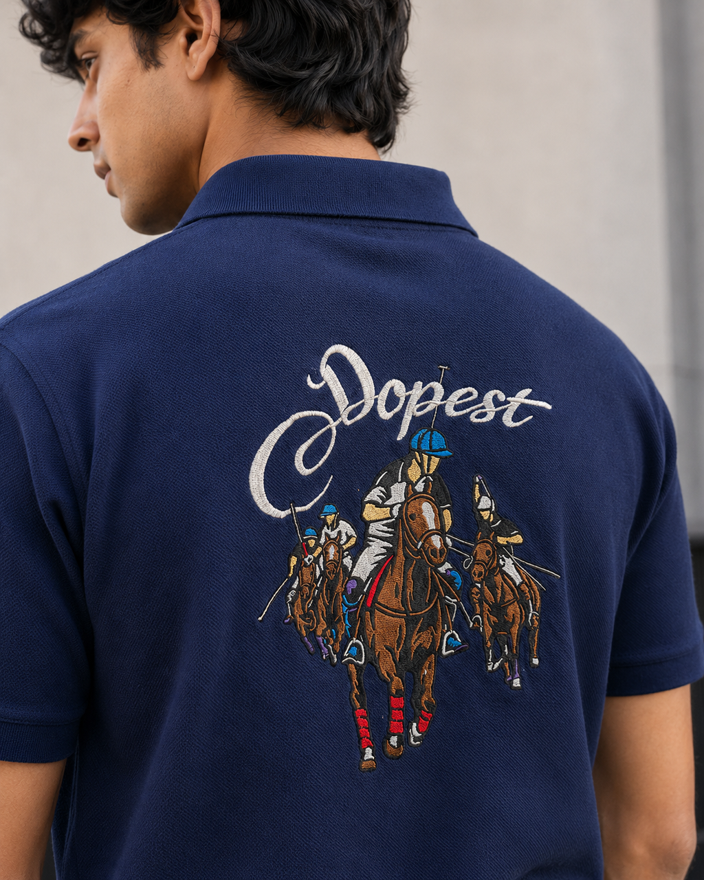 Embroidered Quarter Zip Signature Polo