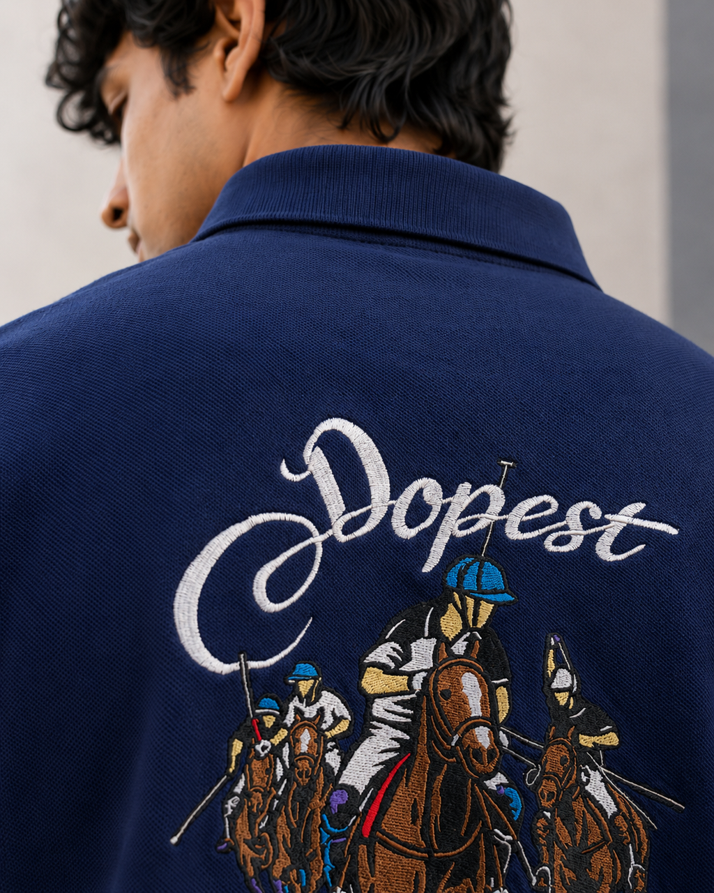 Embroidered Quarter Zip Signature Polo